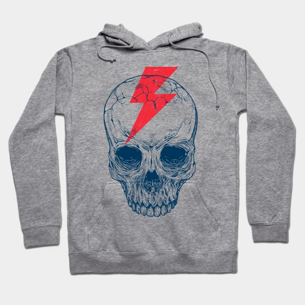 Skull Bolt Hoodie by rcaldwell